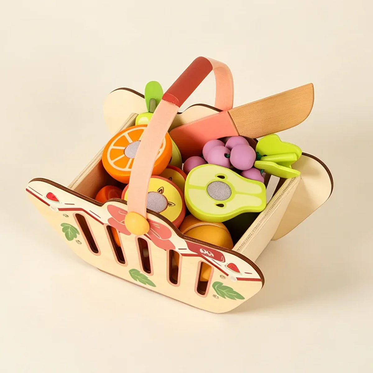 Jessruly® Wooden Cutting Fruit & Vegetable Set