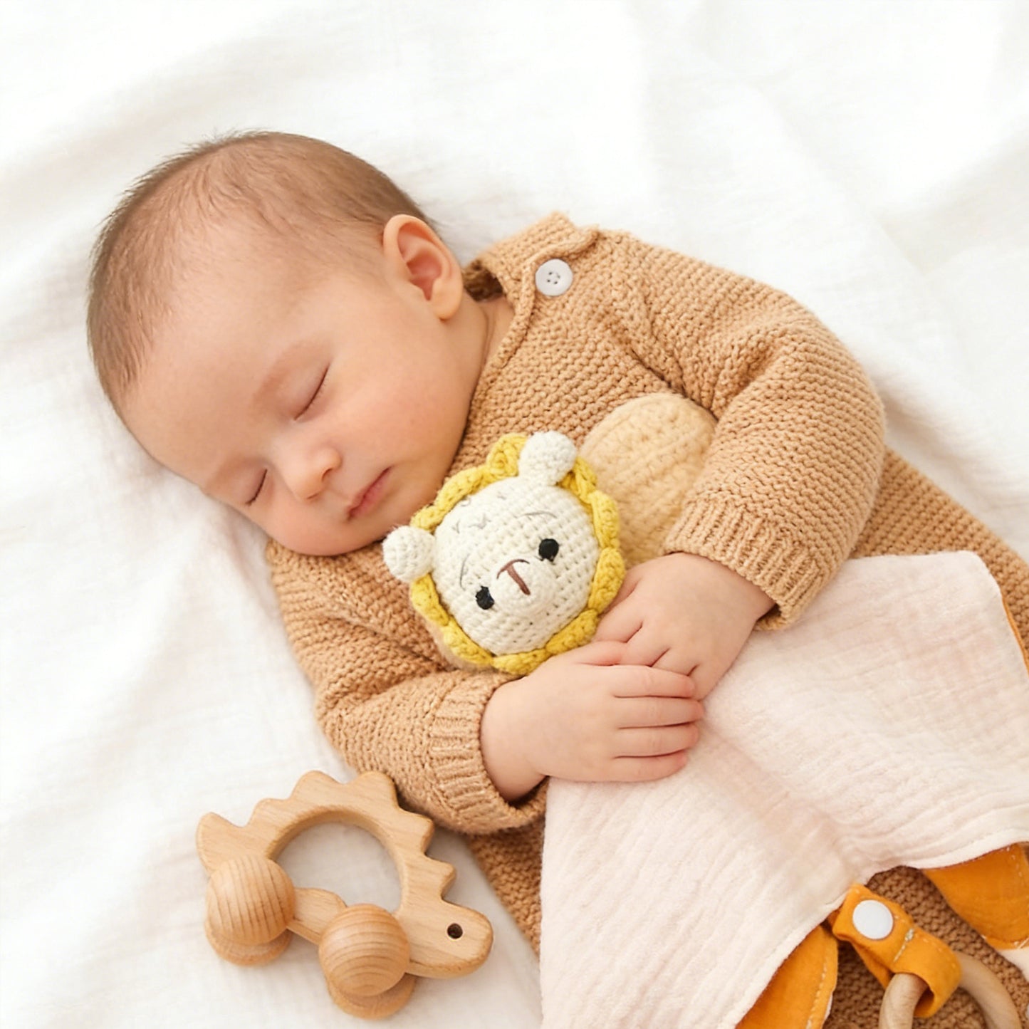 Jessruly® Cotton Drool Bib & Lovey