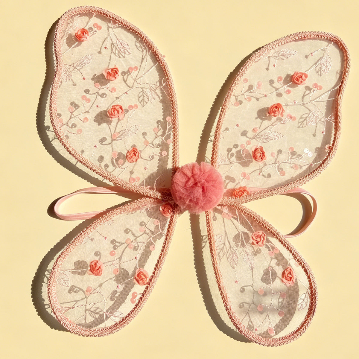Jessruly® Embroidered Flower Fairy Wings (60×40 cm / 23.62×15.75 in)