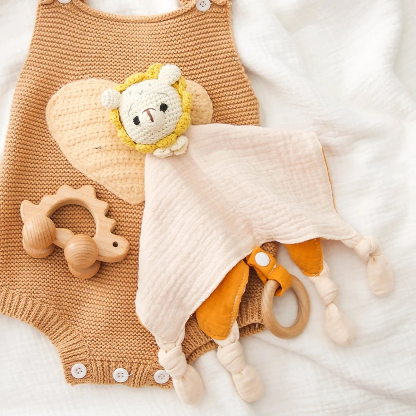 Jessruly® Cotton Drool Bib & Lovey