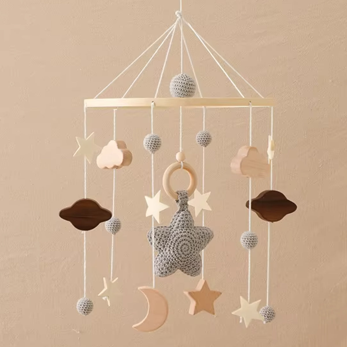 Jessruly® Wooden Bed Bell Crib Mobile