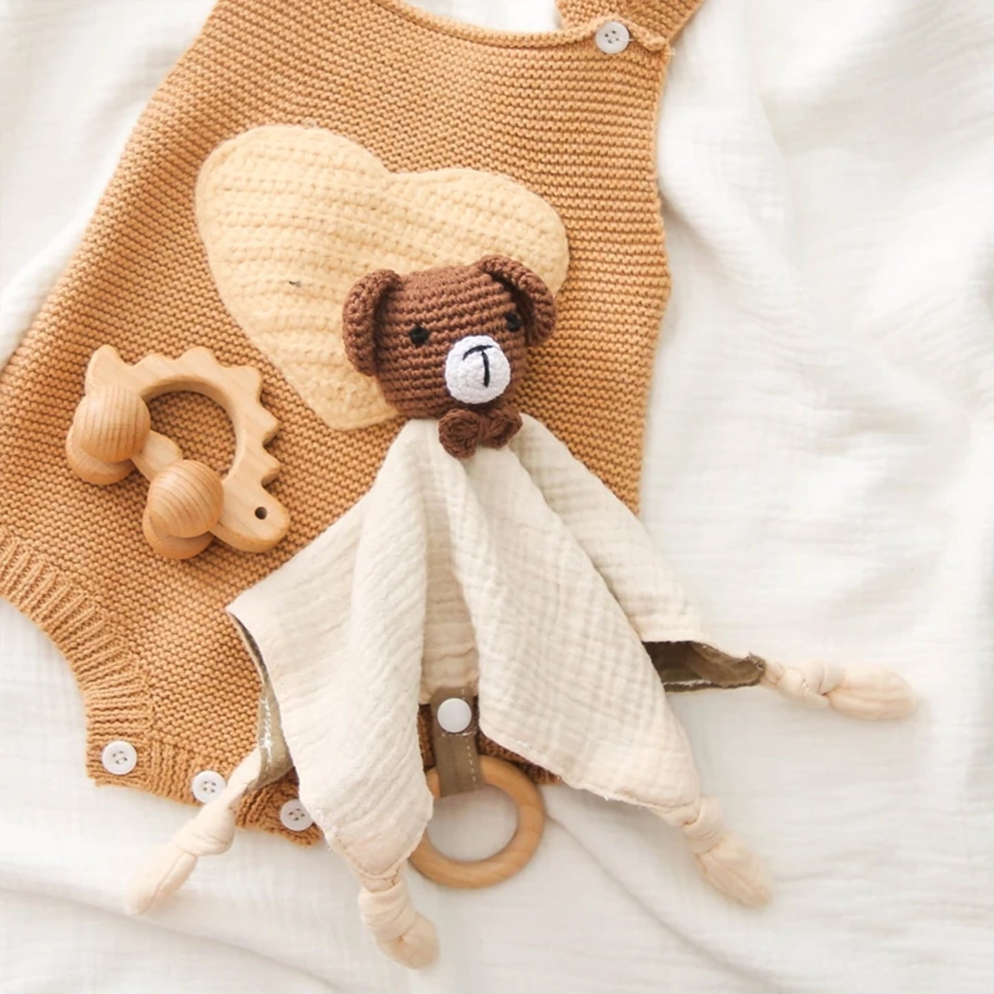 Jessruly® Cotton Drool Bib & Lovey