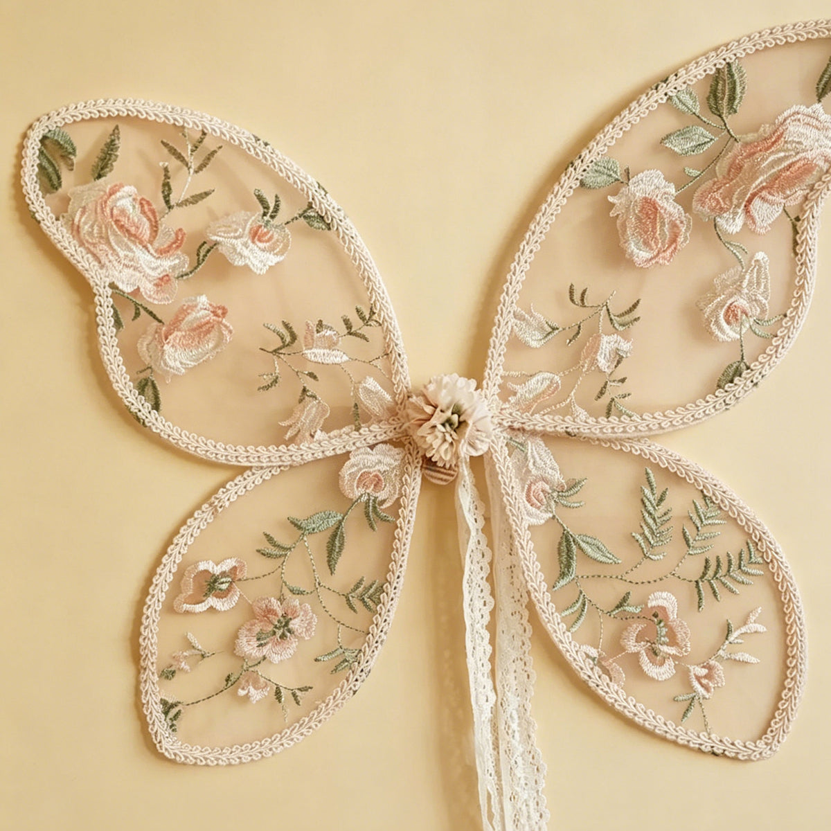 Jessruly® Embroidered Flower Fairy Wings (60×40 cm / 23.62×15.75 in)