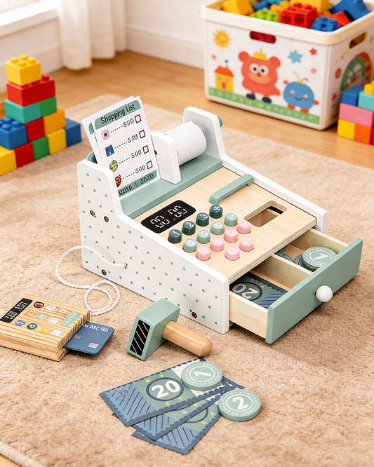 Jessruly® Wooden Cash Register