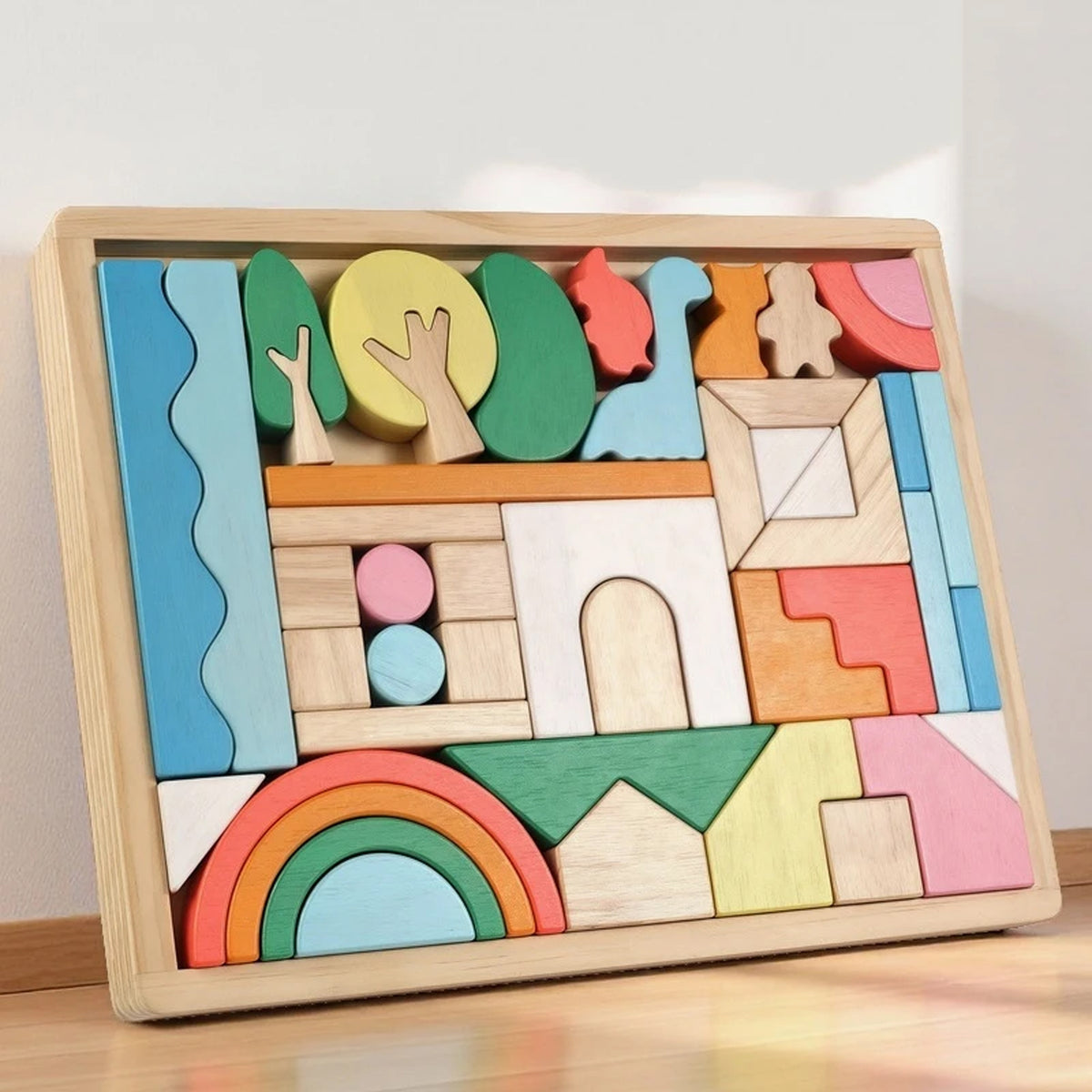 Jessruly® Wooden Block Puzzle Toy