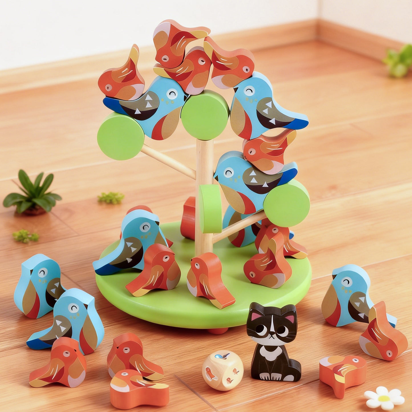 Jessruly® Wooden Trees and Birds Balance Toy