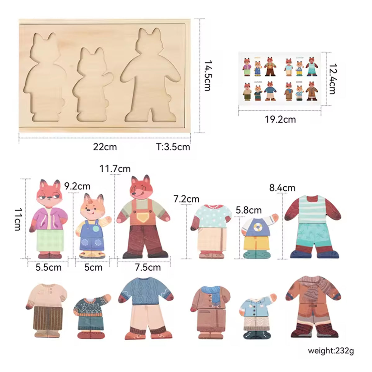 Jessruly® 3D Wooden Animal Jigsaw Puzzles