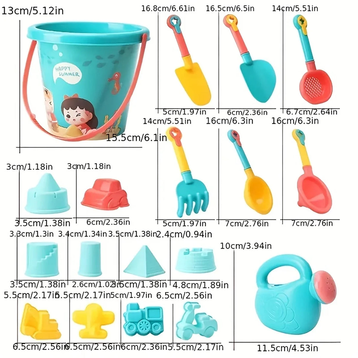 Jessruly® Beach Toys Set – Premium Sand Toy Kit with Shovel