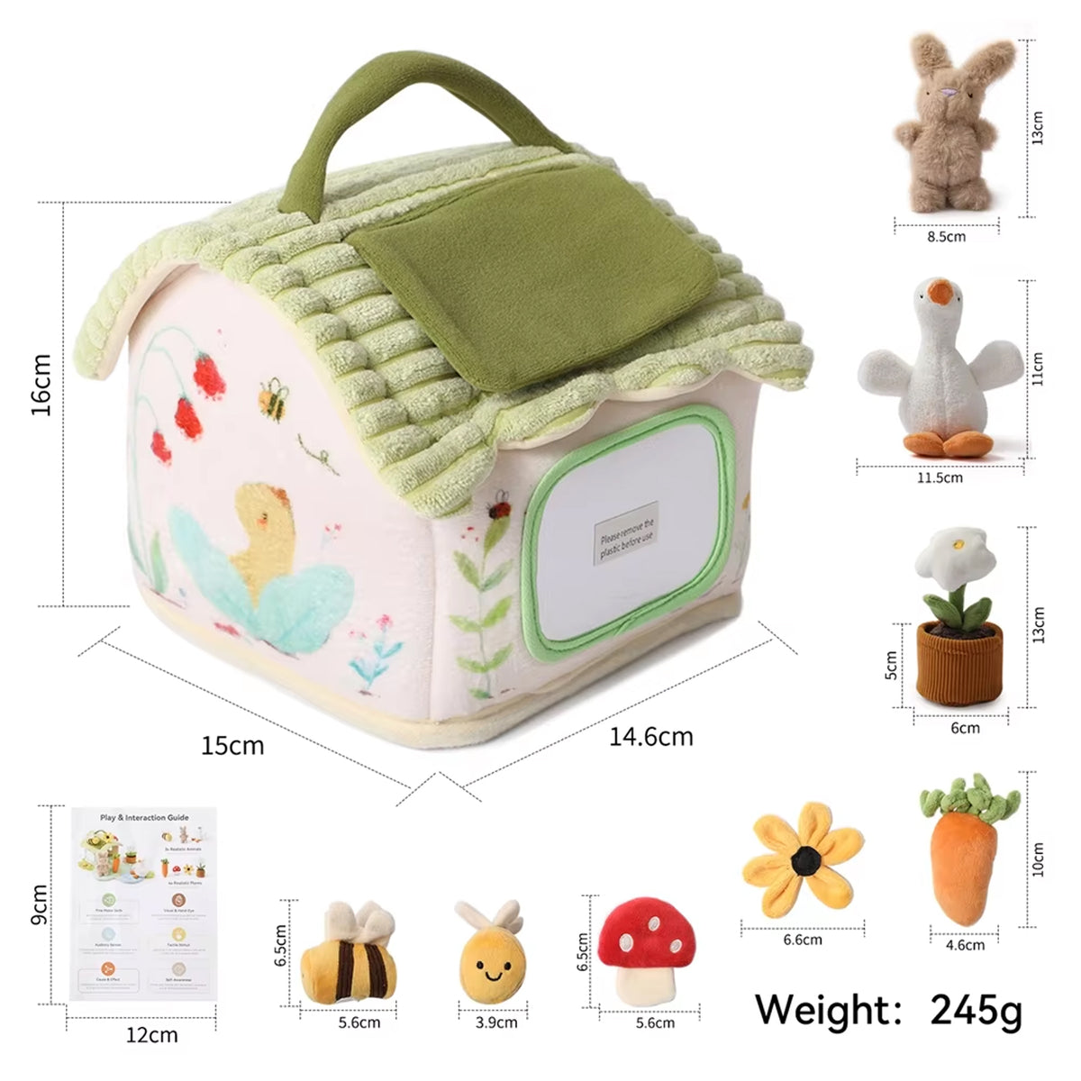 Jessruly® Soft Cotton Sensory Squeeze Toy Set