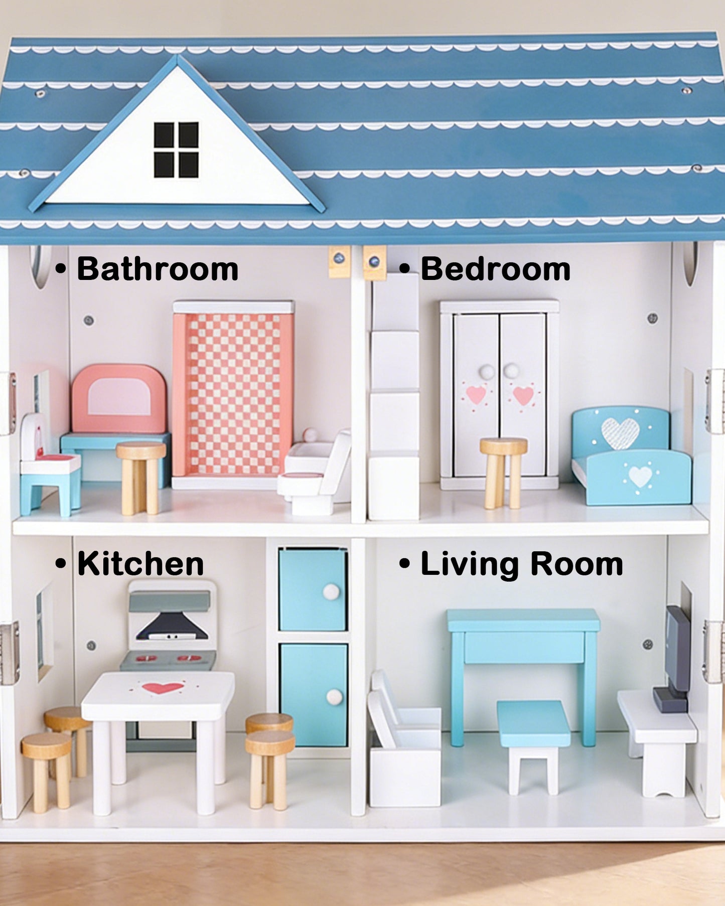 Jessruly® Wooden Dollhouse