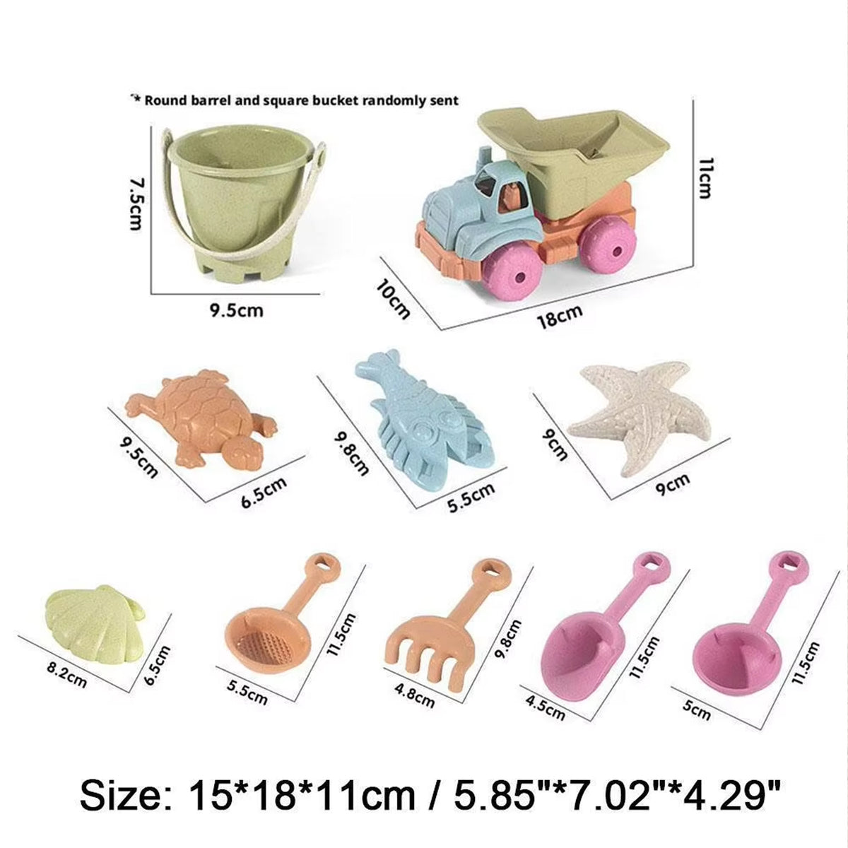 Jessruly® Beach Sand Toy Set