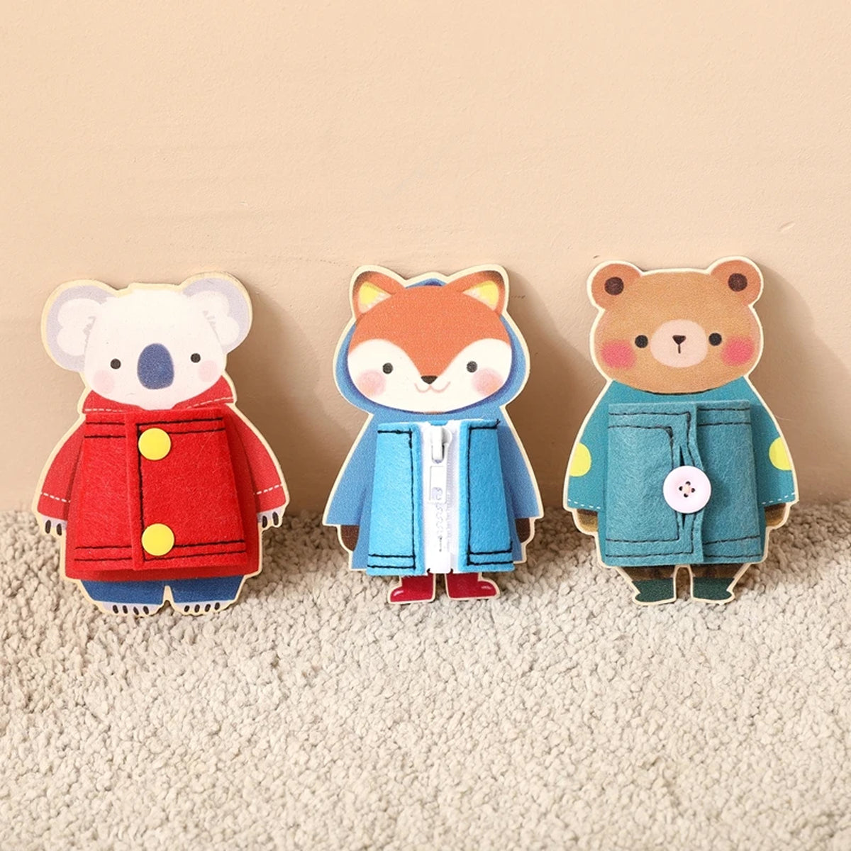 Jessruly® Montessori Wooden Busy Board