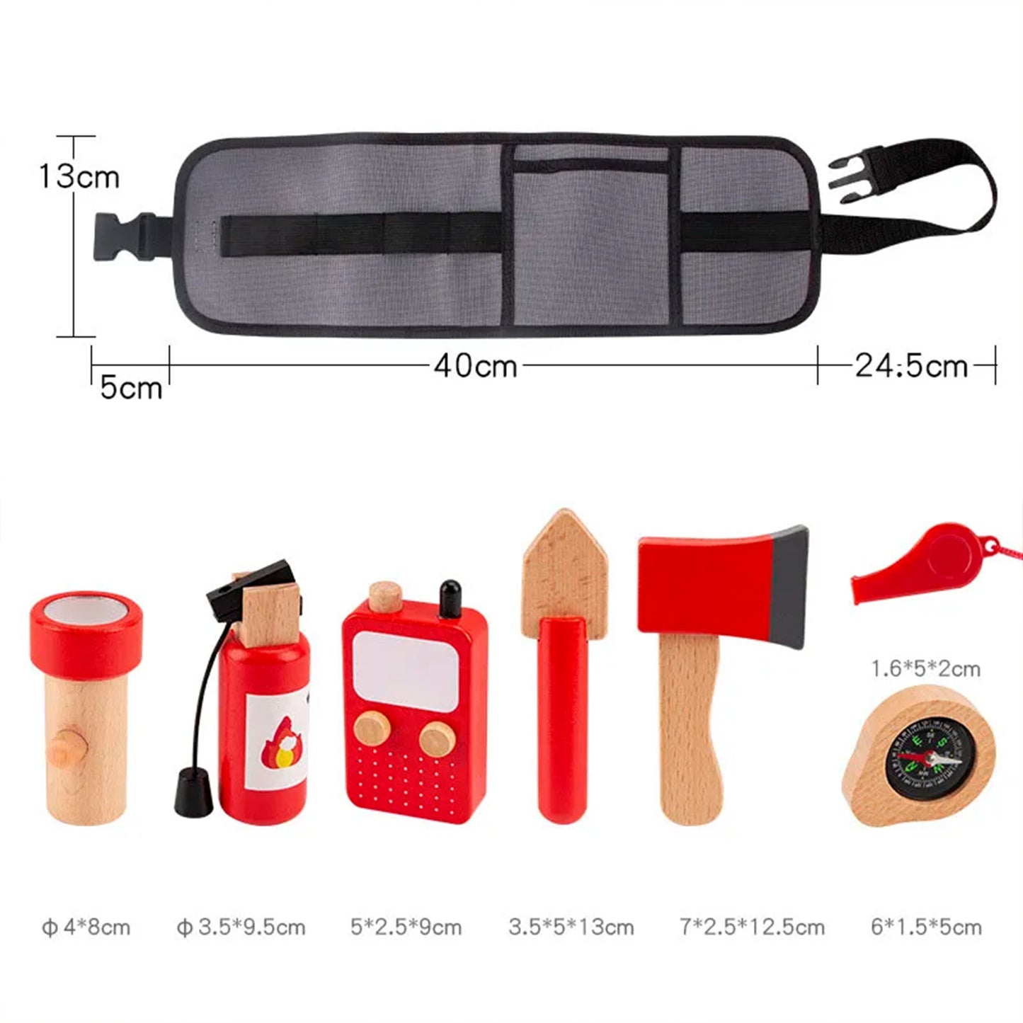 Jessruly® Firefighter Play Belt Set