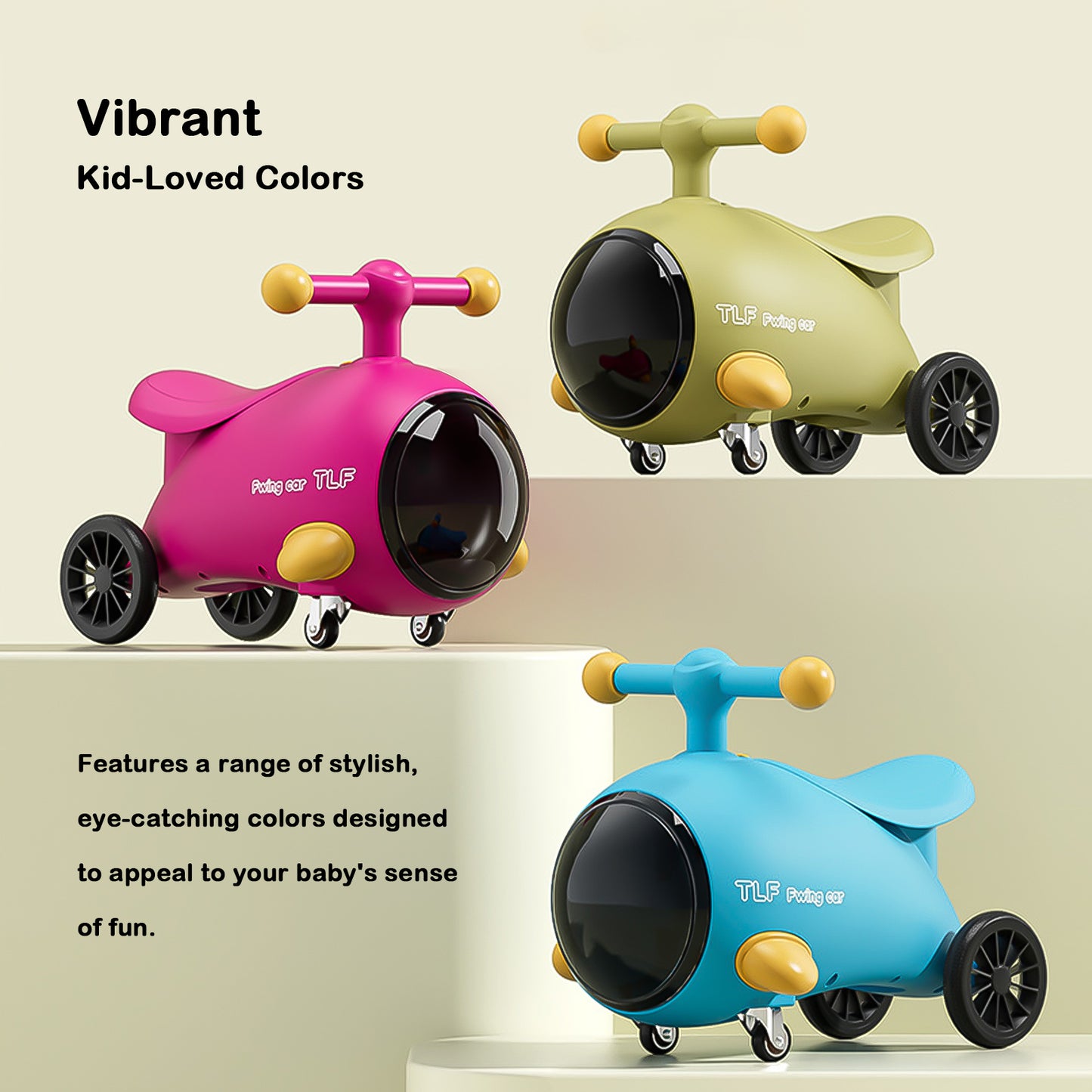 Jessruly® Airplane Wiggle Car