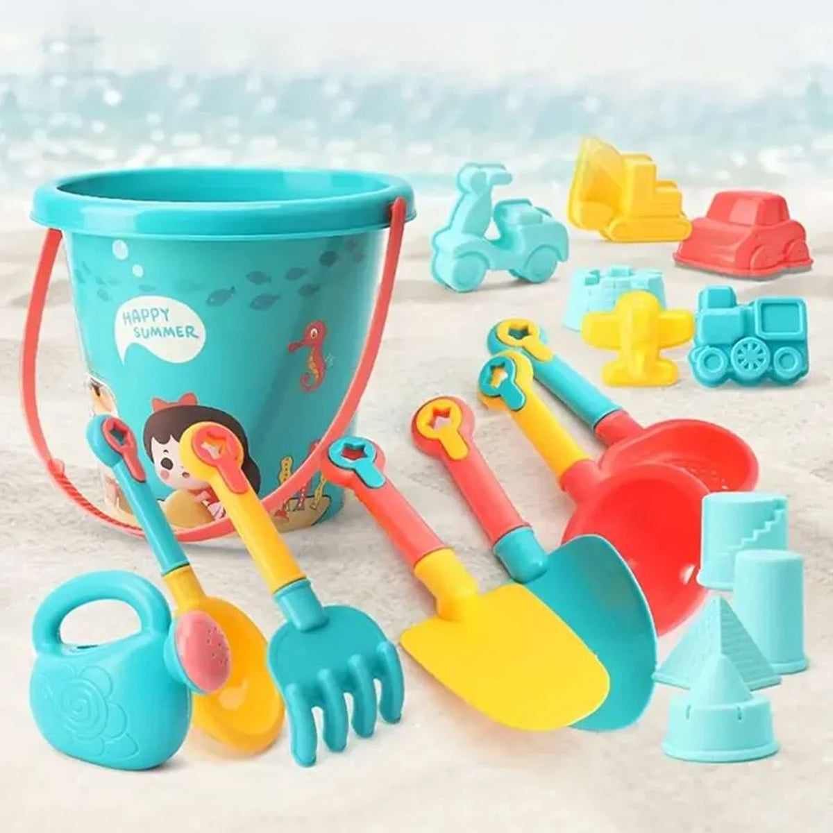 Jessruly® Beach Toys Set – Premium Sand Toy Kit with Shovel