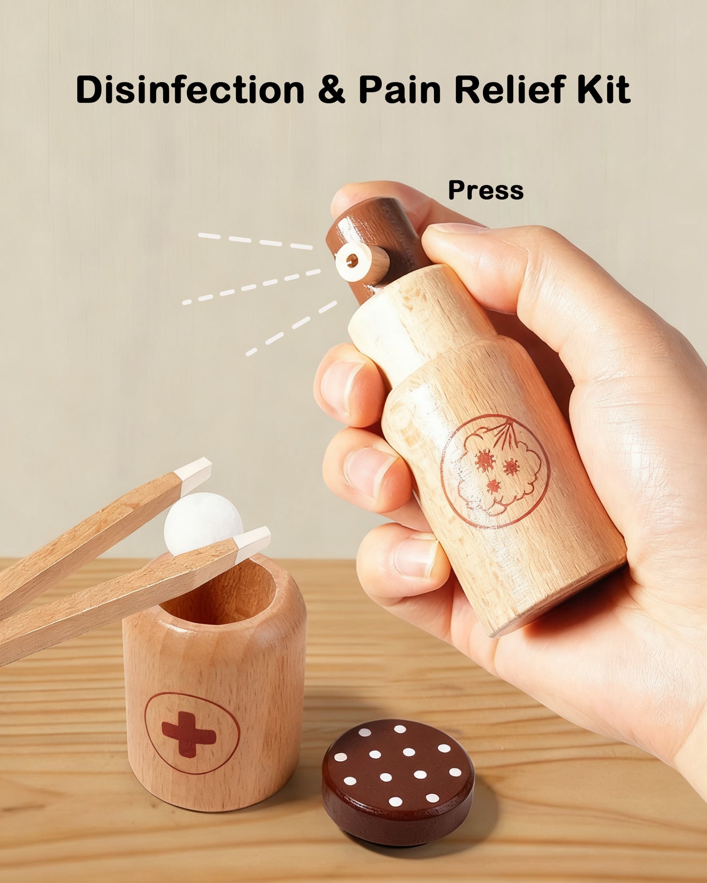 Jessruly® Wooden Doctor Play Set
