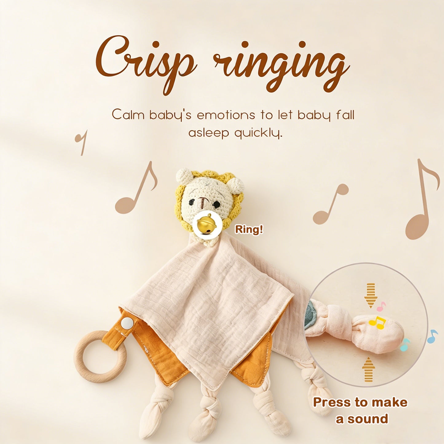 Jessruly® Cotton Drool Bib & Lovey