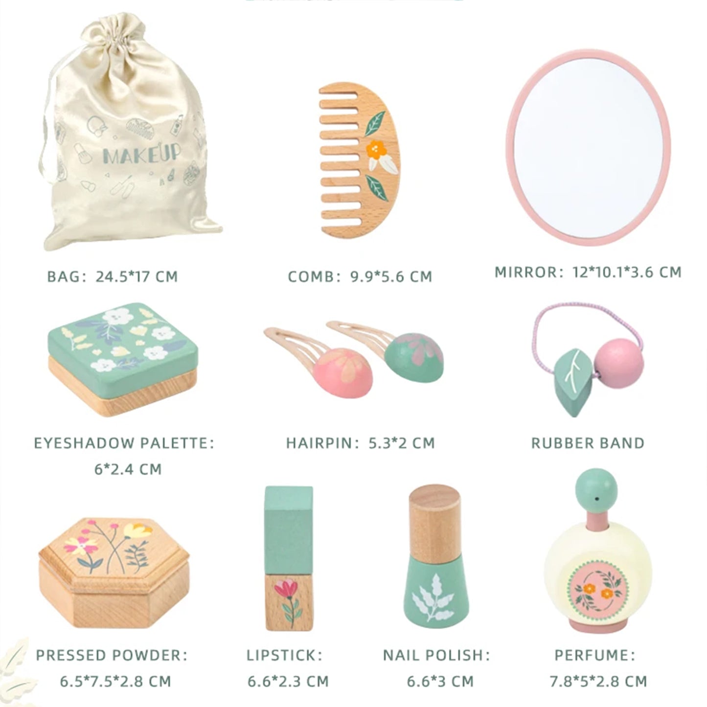 Jessruly® Wooden Makeup Set
