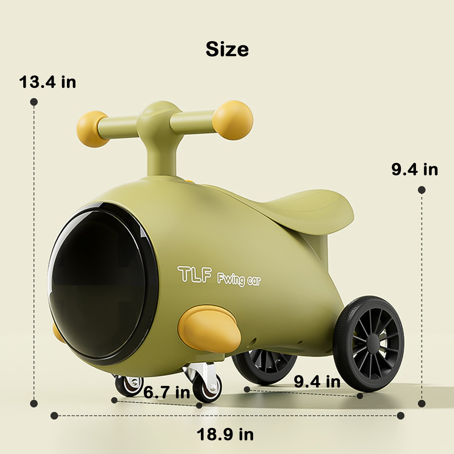 Jessruly® Airplane Wiggle Car