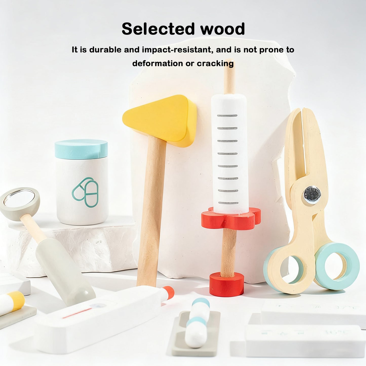 Jessruly® Wooden Doctor Play Set