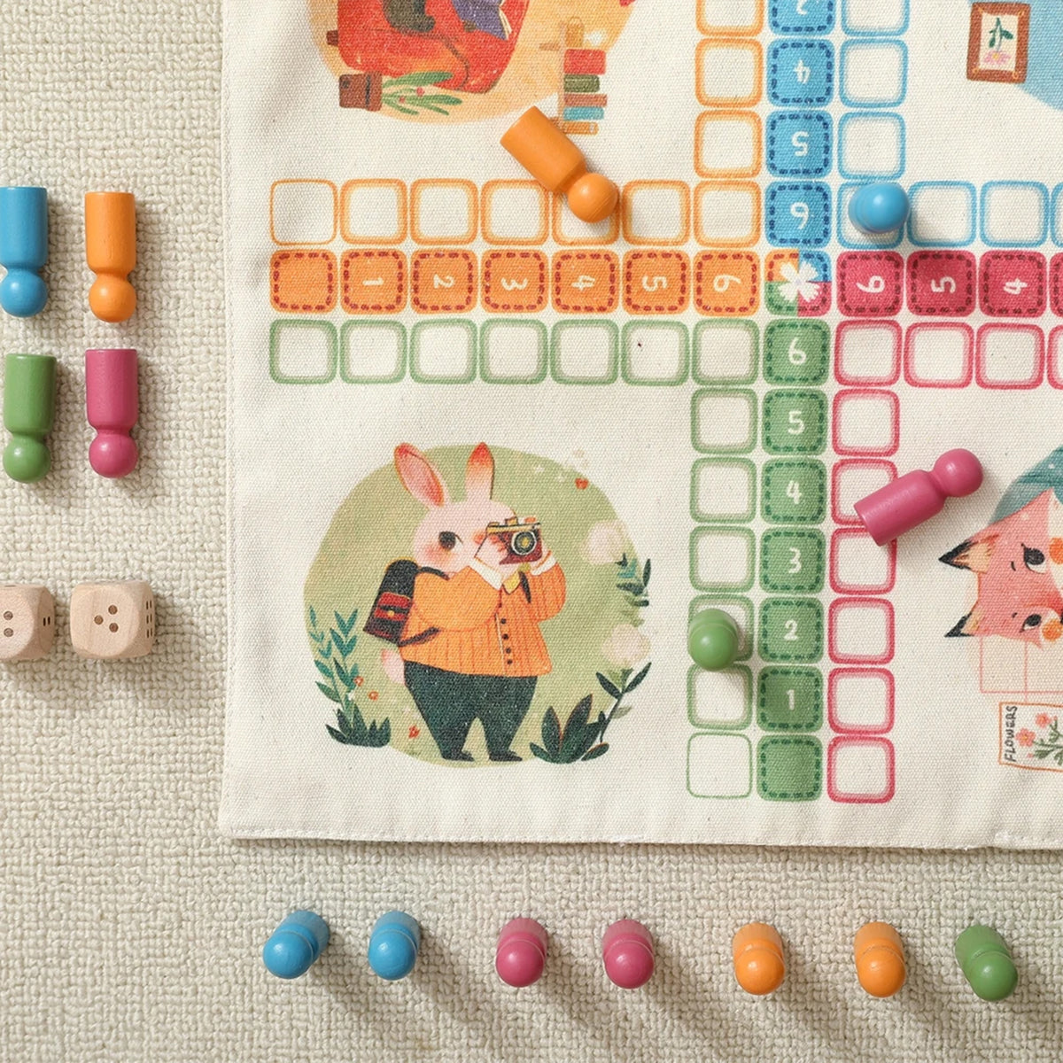 Jessruly® Board Game Kit – Parcheesi, Othello & Chutes and Ladders Set with Pop It Game Board