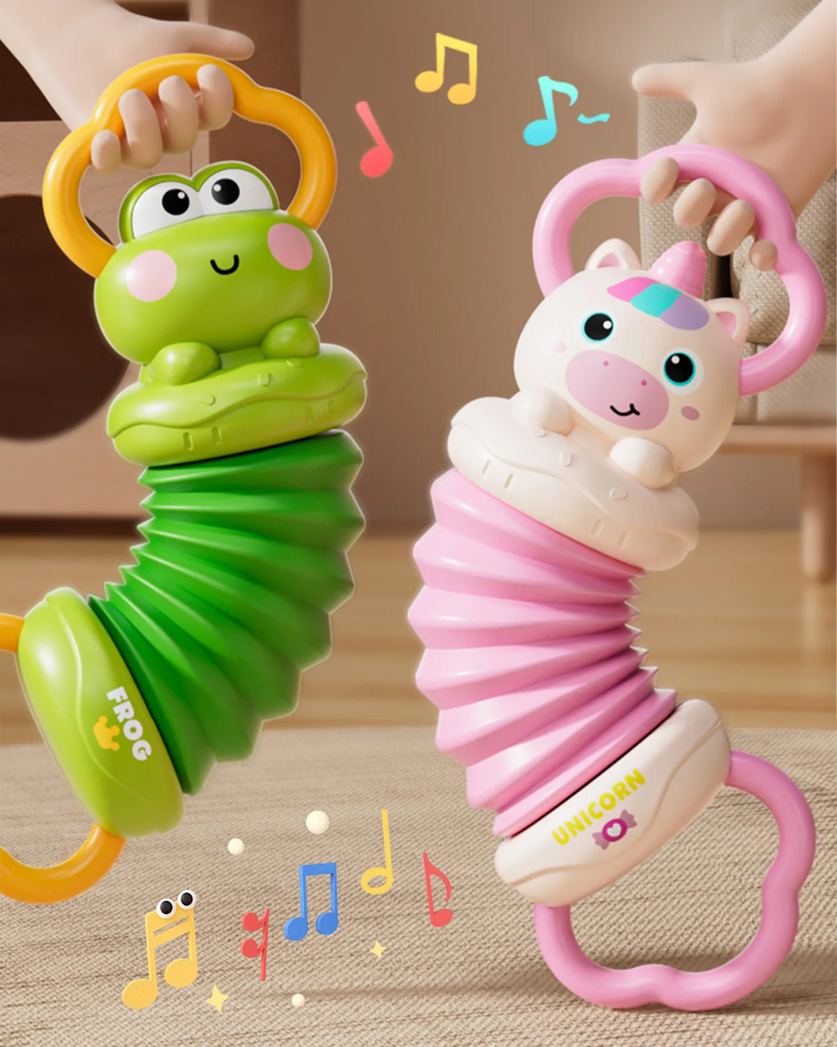 Jessruly® Themed Kid Accordion – Pull, Play & Boogie Musical Activity Toy for Stroller