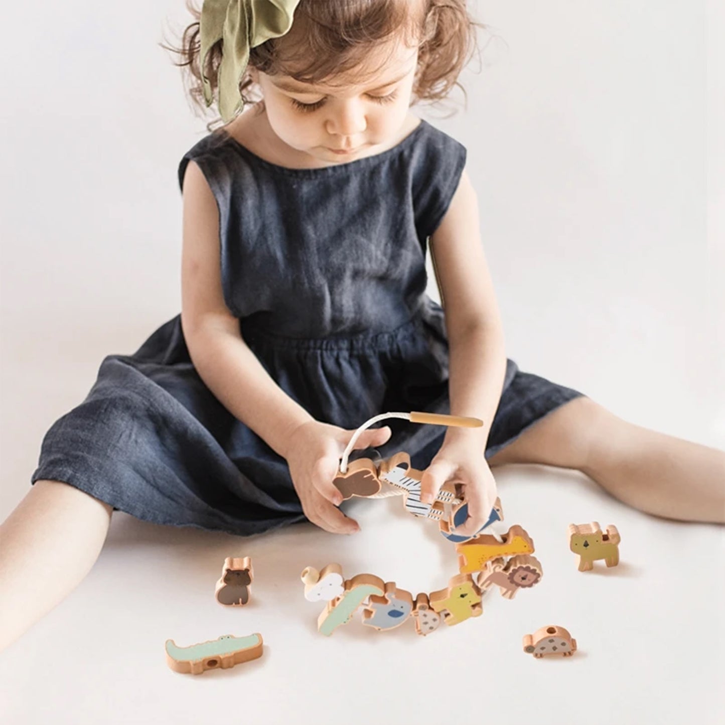 Jessruly® Wooden Steppe Animals Balance Toy