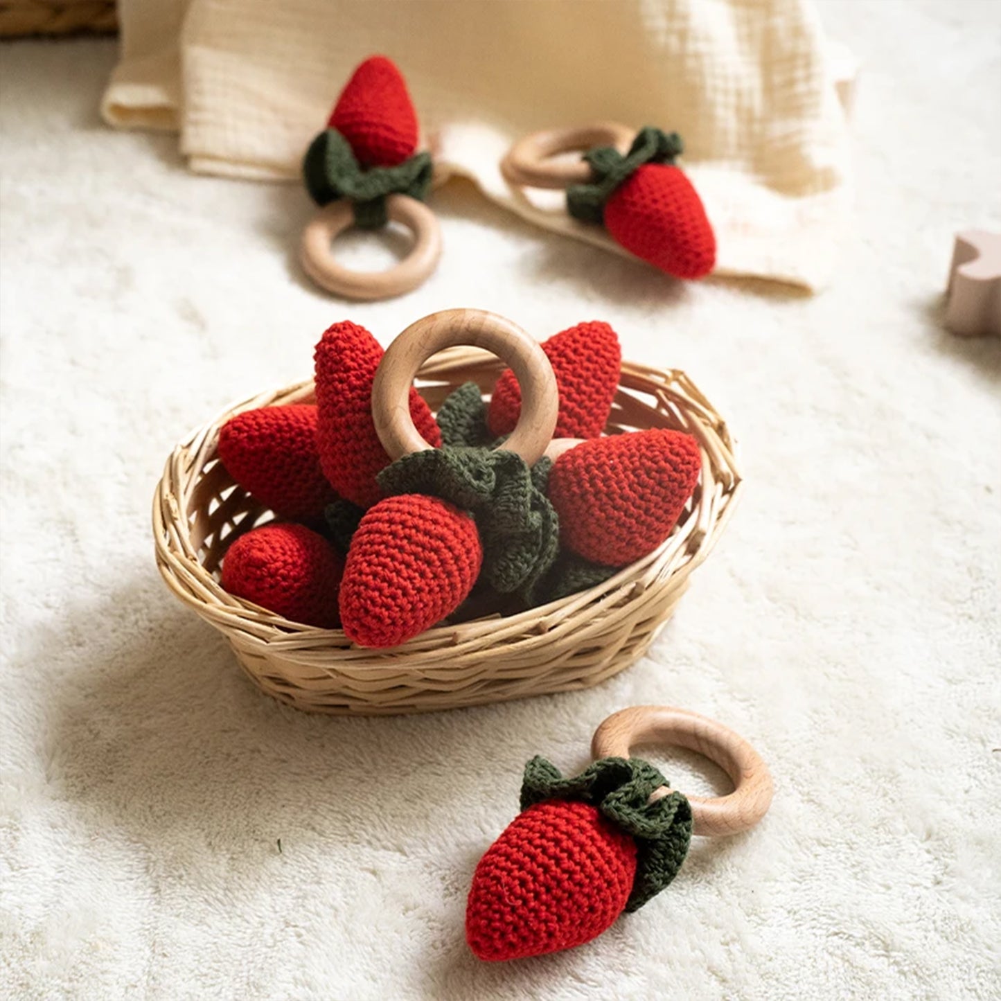Jessruly® Fruit Teether Rattle