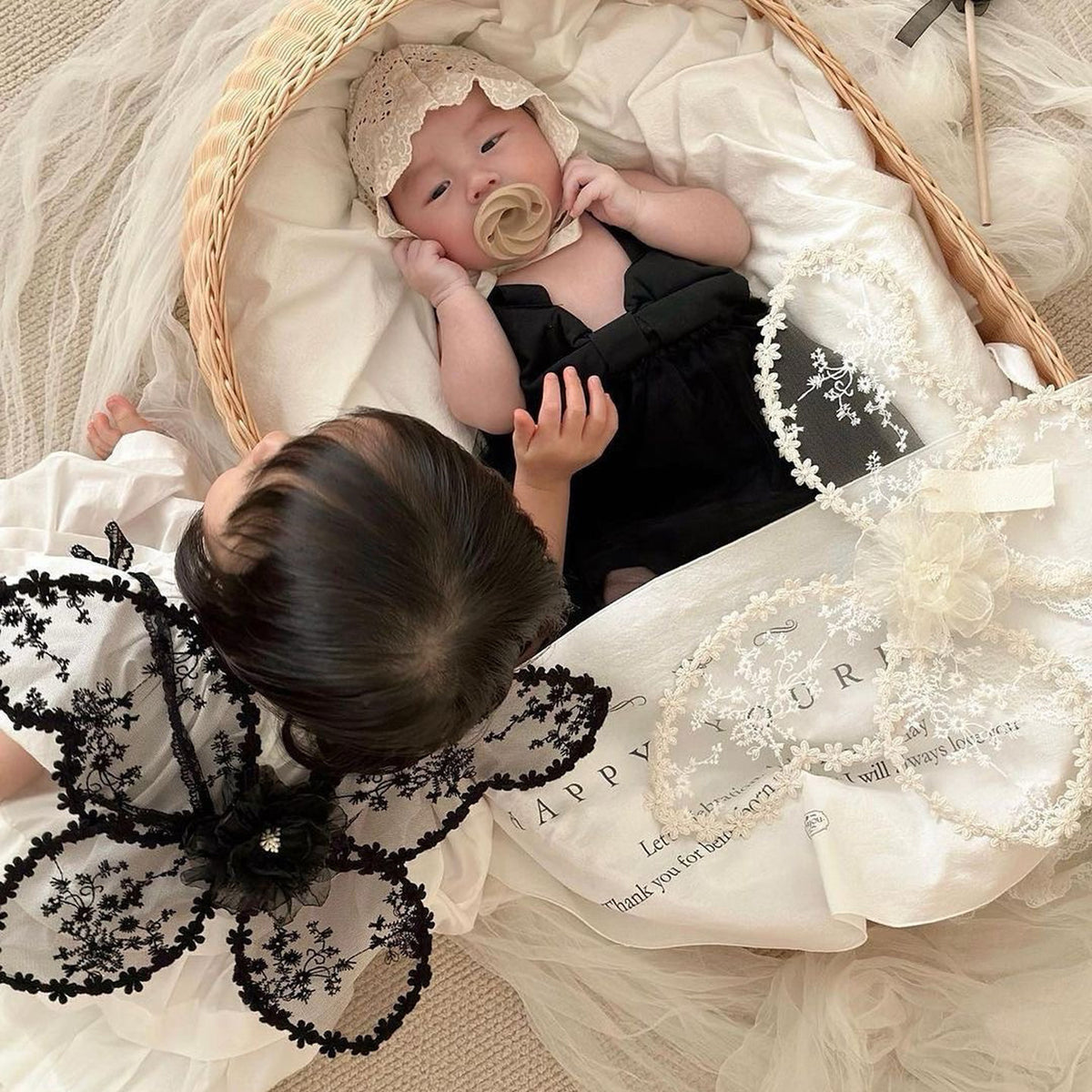 Jessruly® Fairy Wings – Delicate Lace Butterfly Wings for Photography, Photobooth Props & Nursery Decor