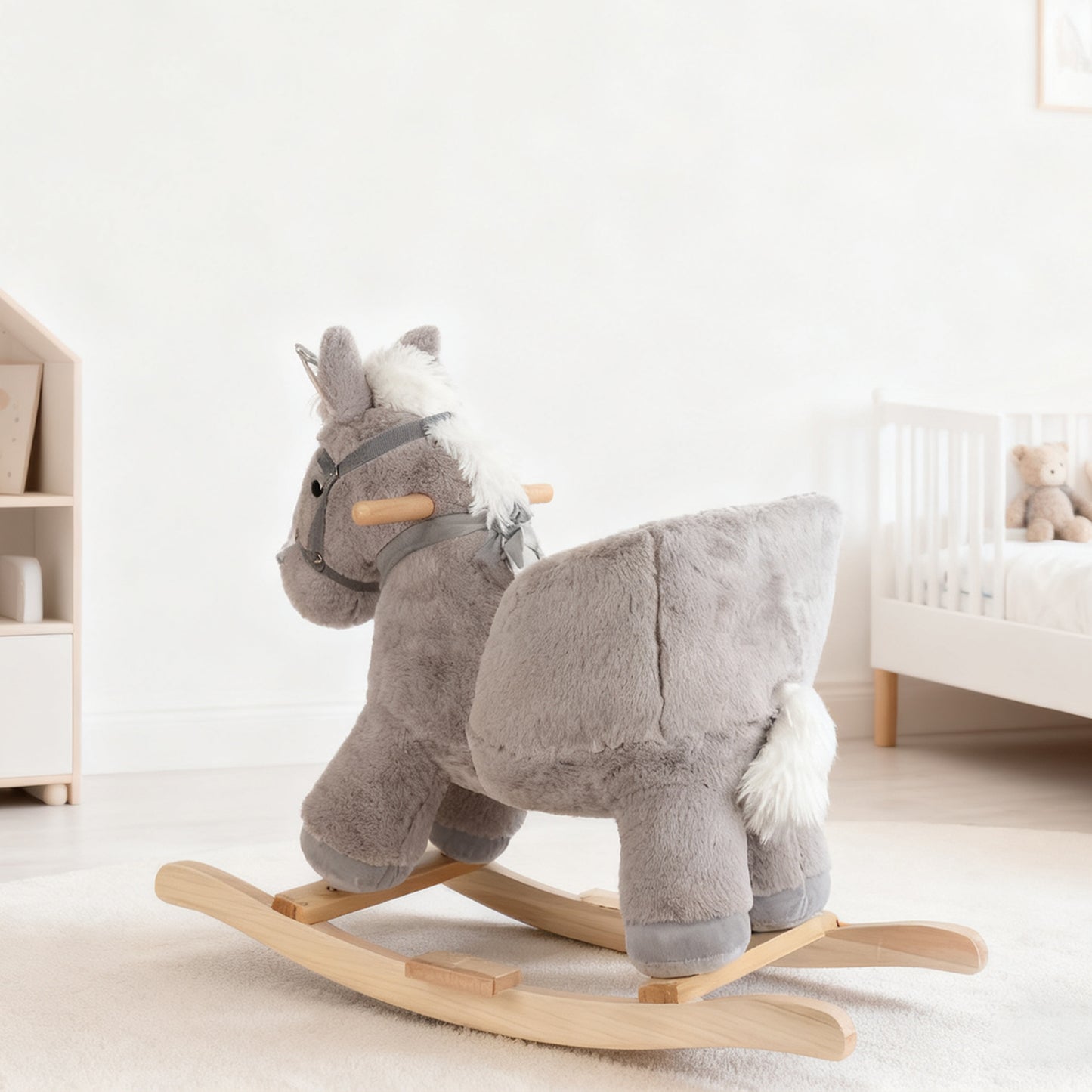 Jessruly® Grey Unicorn Rocking Horse