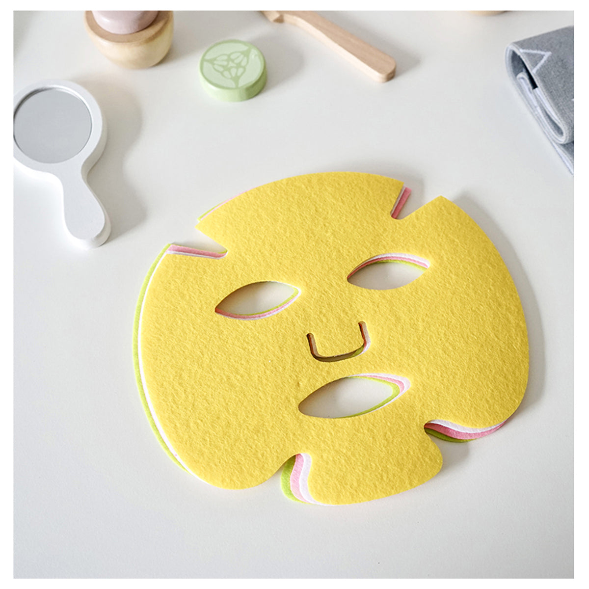 Jessruly® Wooden Pretend Play Children Facial Mask Makeup Set