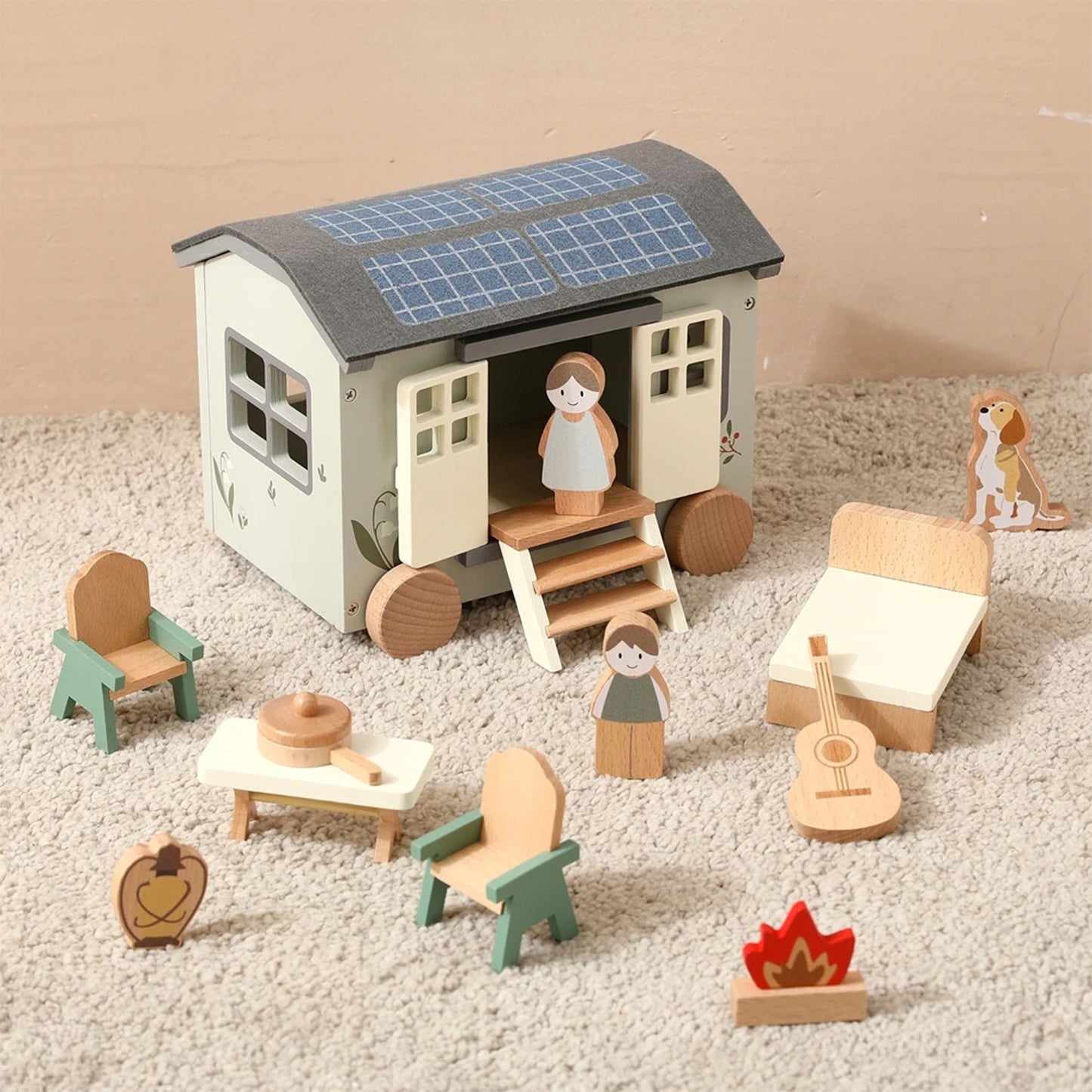 Jessruly® Camping Vehicle Dollhouse Furniture Set