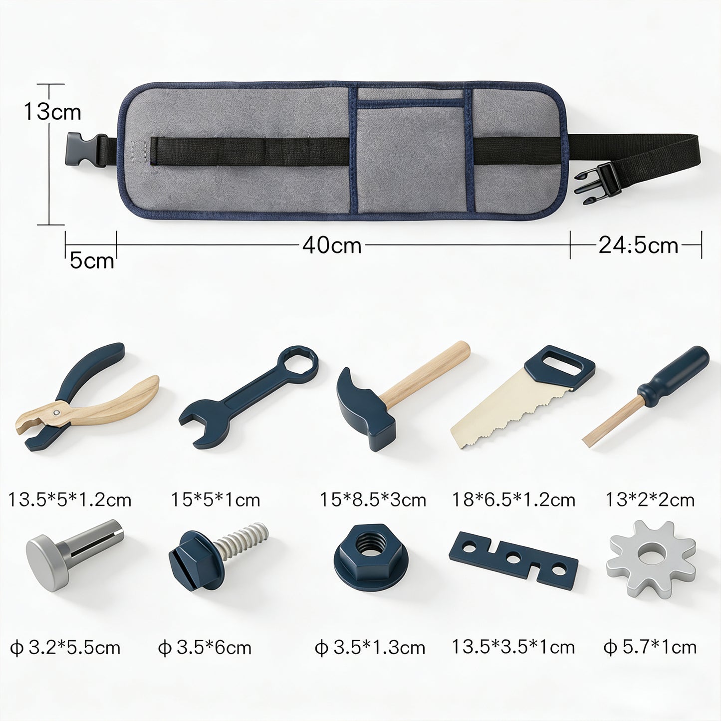 Jessruly® Tool Belt Play Set