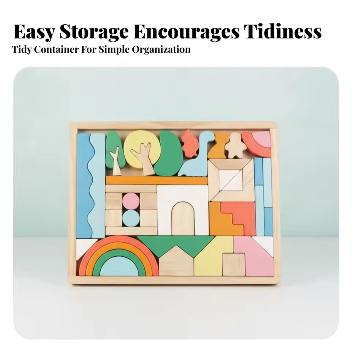 Jessruly® Wooden Block Puzzle Toy