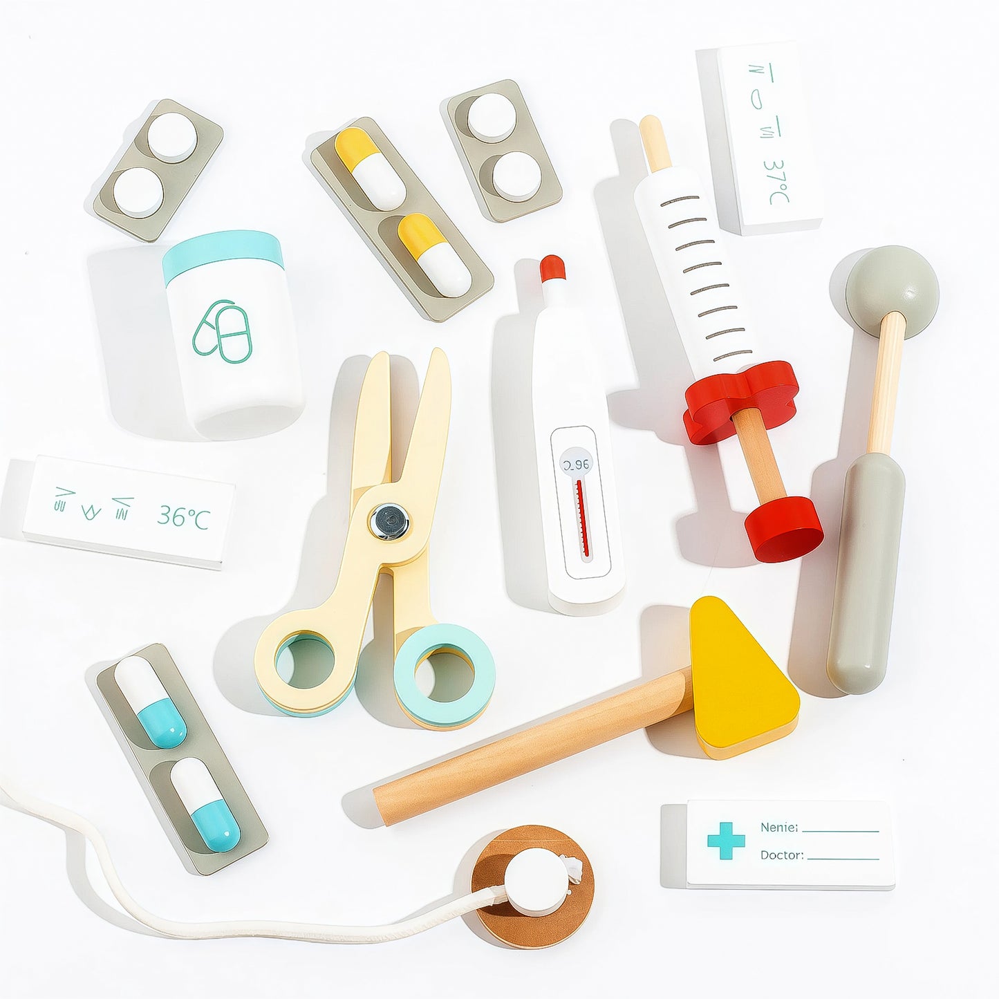 Jessruly® Wooden Doctor Play Set