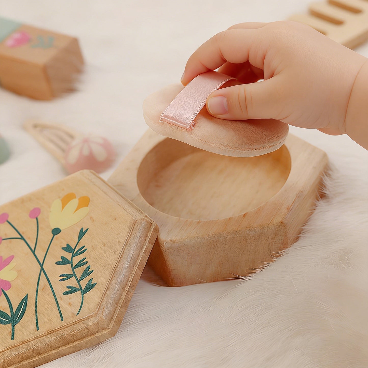 Jessruly® Wooden Makeup Set