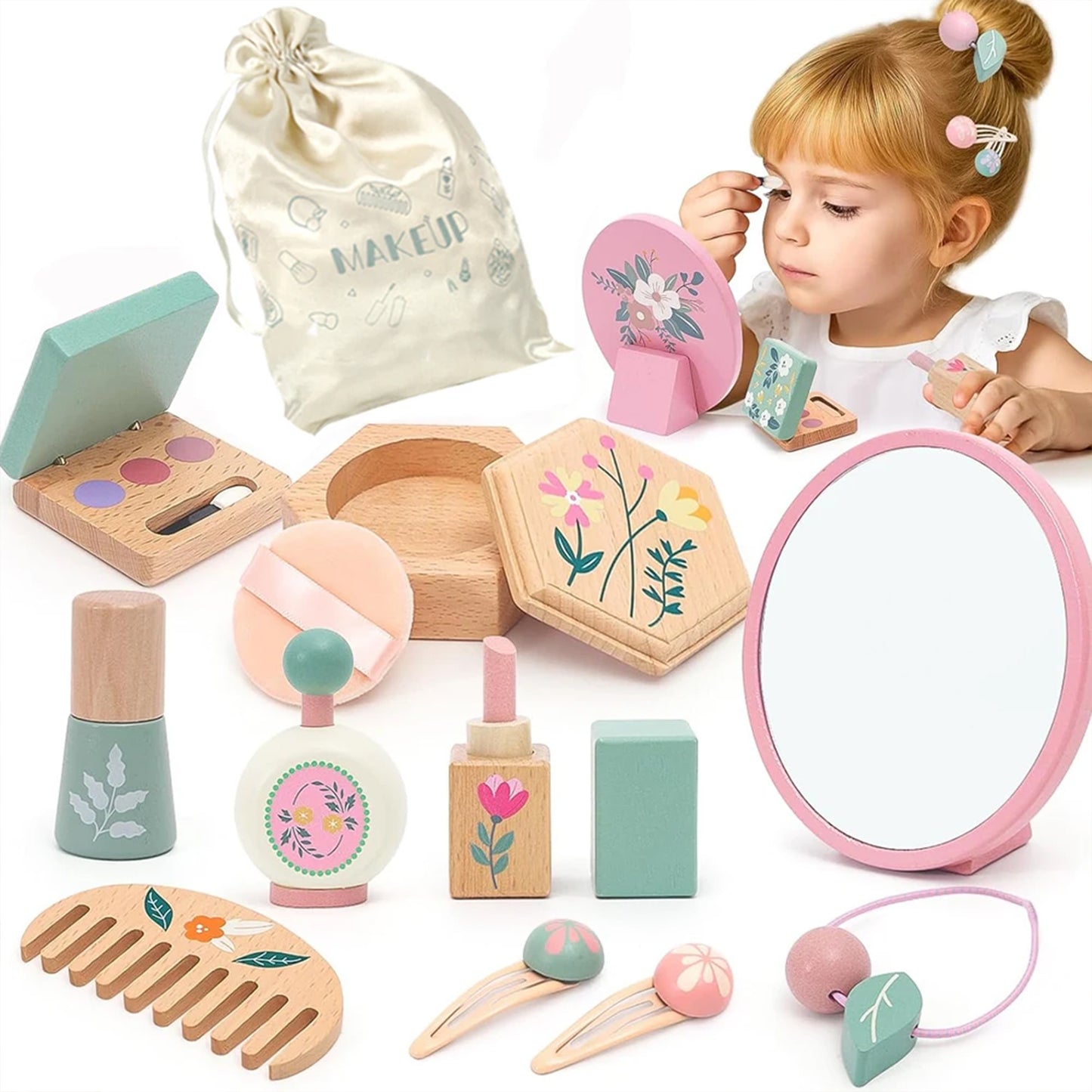 Jessruly® Wooden Makeup Set