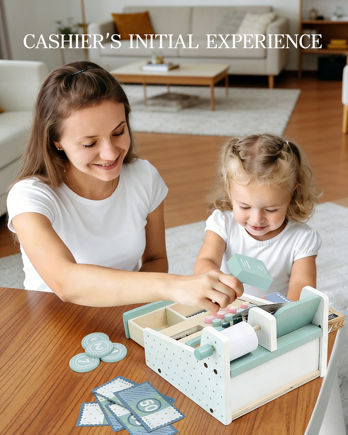 Jessruly® Wooden Cash Register